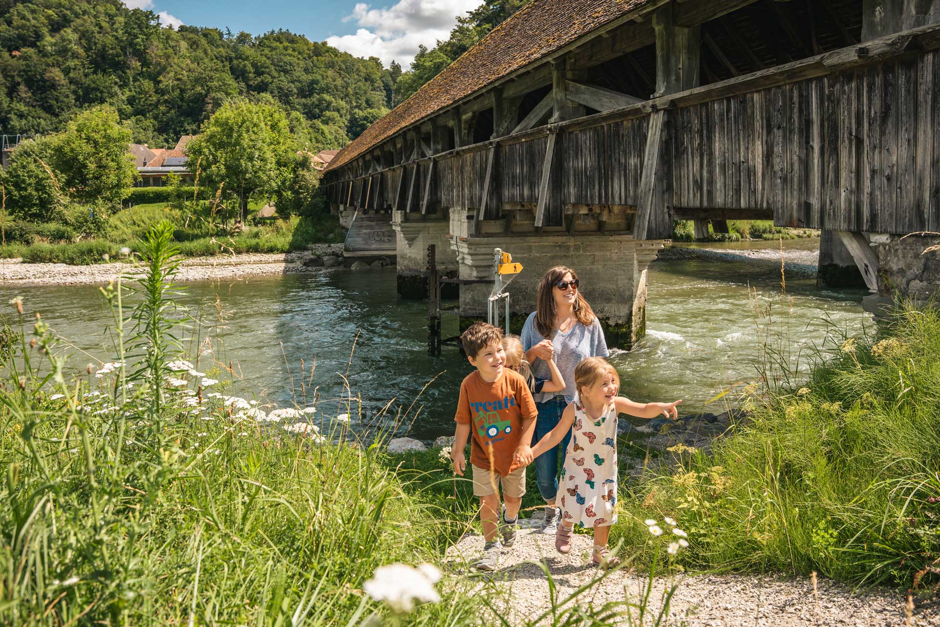 Holzbrücke Gümmenen